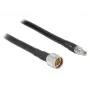 Kabel koncentryczny DeLOCK 1m N/RP-SMA CFD400 LLC400 Czarny