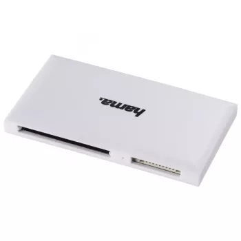 Hama USB 3.0 Multi-Card Reader, SD/microSD/CF/MS, biały
