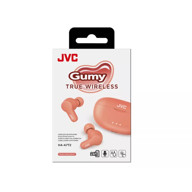 Zestaw słuchawkowy JVC Gumy TWS Stix Pink