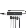 Hama 00200144 koncentrator interfejsu USB 3.2 Gen 1 (3.1 Gen 1) Type-C 5000 Mbit/s Czarny