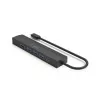 Hama 00200144 koncentrator interfejsu USB 3.2 Gen 1 (3.1 Gen 1) Type-C 5000 Mbit/s Czarny