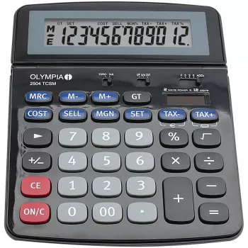 Kalkulator finansowy Olympia 2504 biurkowy