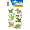 Naklejka dekoracyjna HERMA 15512 Wielokolorowa Dinozaur 9 szt.