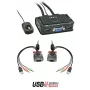 Lindy 2 Port VGA, USB 2.0 i Audio KVM Switch kablowy