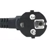 Manhattan Mains Power Cord/kabel, Euro 2-pin plug (CEE 7/4 Schuko) to C13 Female (kettle lead), 1.8m, 16A, Czarny, Lifetime Warranty