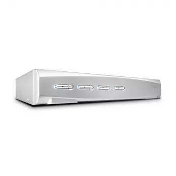 Lindy 4 Port KVM Switch Pro USB 2.0, DisplayPort 1.2 z TTU