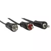 Kabel audio Hama 00205109 0,75 m 3,5 mm 2 x RCA Czarny