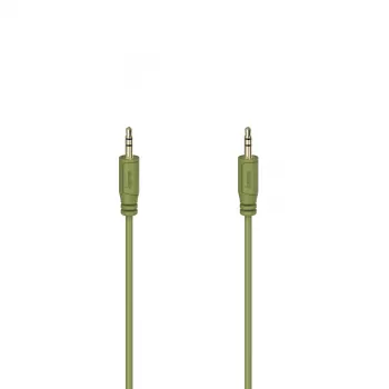 Kabel audio Hama Flexi-cienki 0,75 m 3,5 mm zielony męski na męski