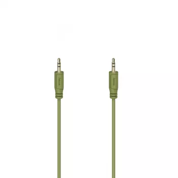 Kabel audio Hama Flexi-cienki 0,75 m 3,5 mm zielony męski na męski