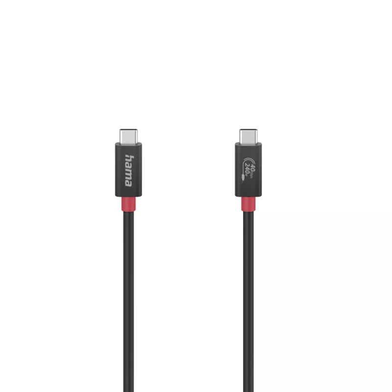 Hama 00200779 kabel USB USB4 Gen 3x2 1 m USB C Czarny