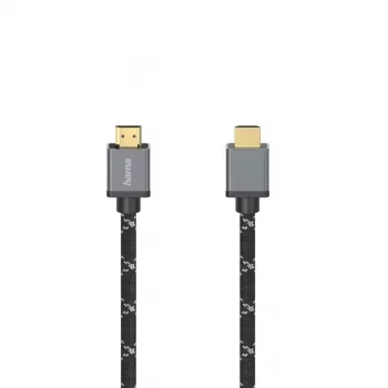 Hama 00205238 Kabel HDMI 1 m HDMI Typ A (Standard) Czarny, Szary