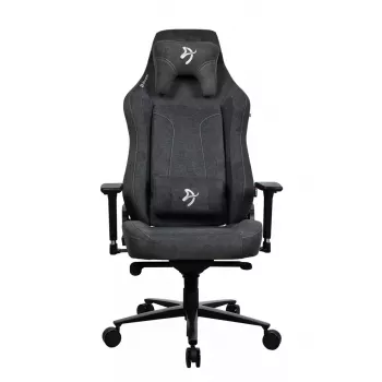 Fotel gamingowy Arozzi Vernazza XL Softfabric ciemny szary ergonomiczny design