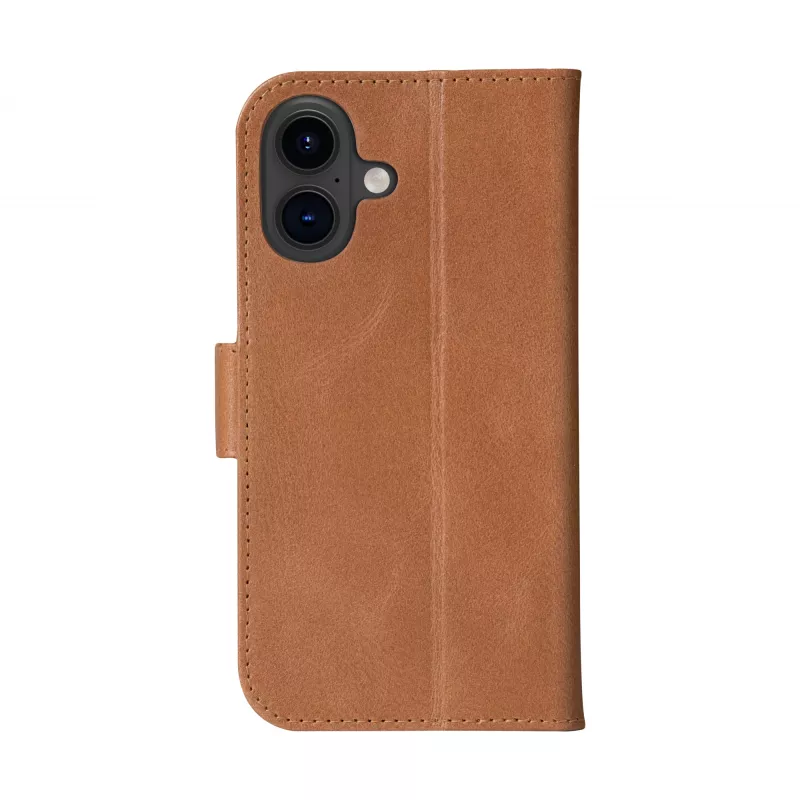 Etui z klapką dbramante1928 Copenhagen iPhone 16 Tan 3 kieszenie na karty
