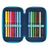 Herlitz TriCase Dip Dye 31 szt. Niebieski Turkusowy Poliester 190x115x70 mm
