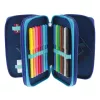 Herlitz TriCase Dip Dye 31 szt. Niebieski Turkusowy Poliester 190x115x70 mm