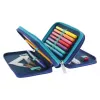 Herlitz TriCase Dip Dye 31 szt. Niebieski Turkusowy Poliester 190x115x70 mm