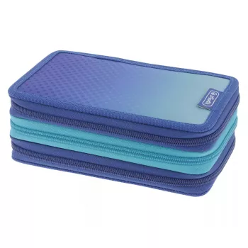 Herlitz TriCase Dip Dye 31 szt. Niebieski Turkusowy Poliester 190x115x70 mm