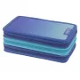 Herlitz TriCase Dip Dye 31 szt. Niebieski Turkusowy Poliester 190x115x70 mm