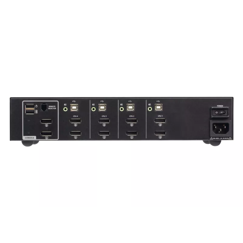 ATEN 4-Port USB DisplayPort Dual Display Secure KVM Switch (zgodny z PSD PP v4.0)