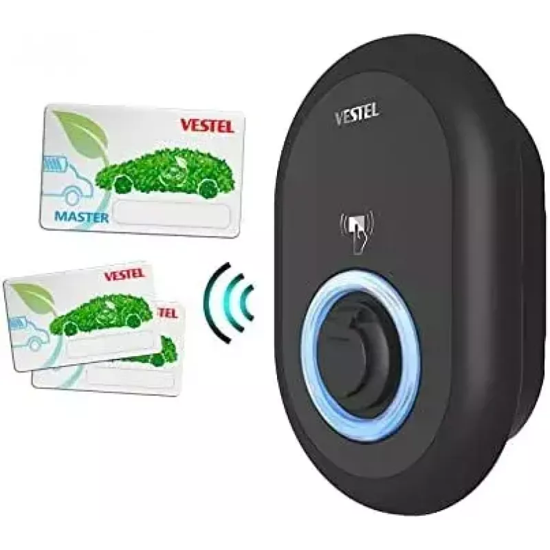 Wallbox Vestel EVC04-AC11SWA-T2P7 inteligentna ładowarka do pojazdów elektrycznych 11 kW z kablem 7 m