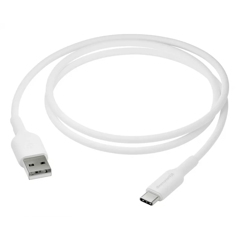 dbramante1928 re-charge - Kabel 1m USB-A na USB-C - W, 1 m, USB A, USB C, USB 2.0, 0,48 Gbit/s, Biały