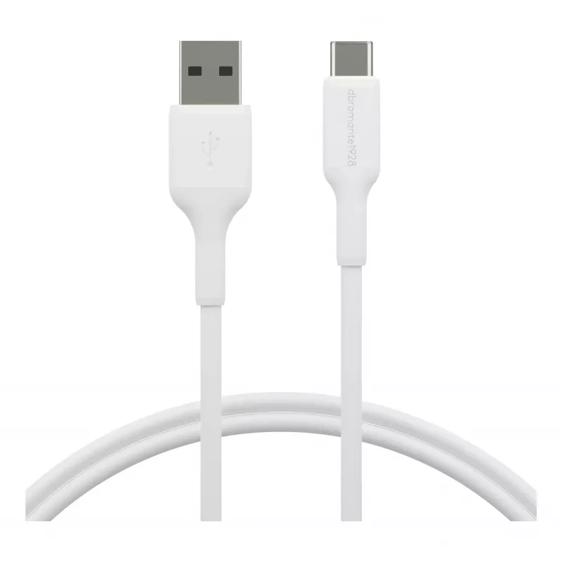 dbramante1928 re-charge - Kabel 1m USB-A na USB-C - W, 1 m, USB A, USB C, USB 2.0, 0,48 Gbit/s, Biały