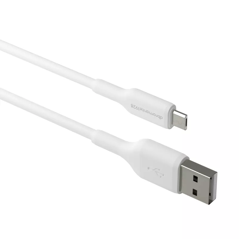 dbramante1928 re-charge - Kabel 1m USB-A - Micro USB - W, 1 m, USB A, Micro-USB A, USB 2.0, 0,48 Gbit/s, Biały