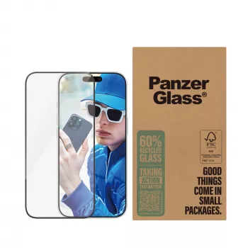 PanzerGlass ® Szkło ochronne iPhone 16 Pro | Ultra-Wide Fit | BULK