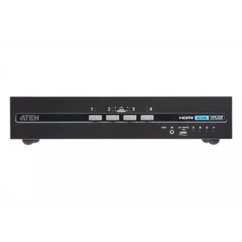 Przełącznik KVM ATEN 4-portowy USB HDMI Dual Display Secure z CAC (4 komputery, 4K UHD 3840×2160)