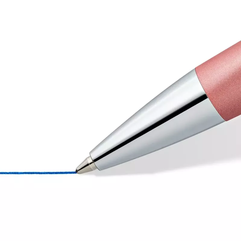 Zaczepiany wysuwany długopis kulkowy Staedtler 444 niebieski