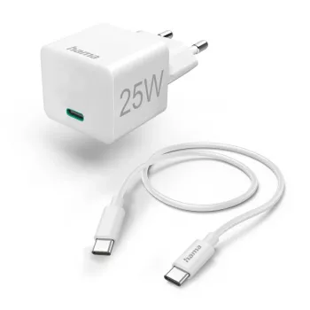 Hama 00201624 ładowarka do urządzeń mobilnych Telefon komórkowy, Smartfon, Tablet Biały AC Szybkie ładowanie Wewnętrzna