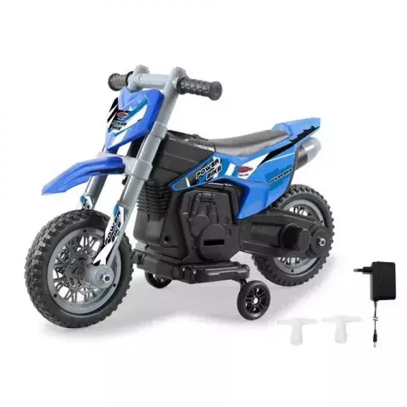Motocykl do jazdy Jamara Power Bike zasilany bateriami 4 koła