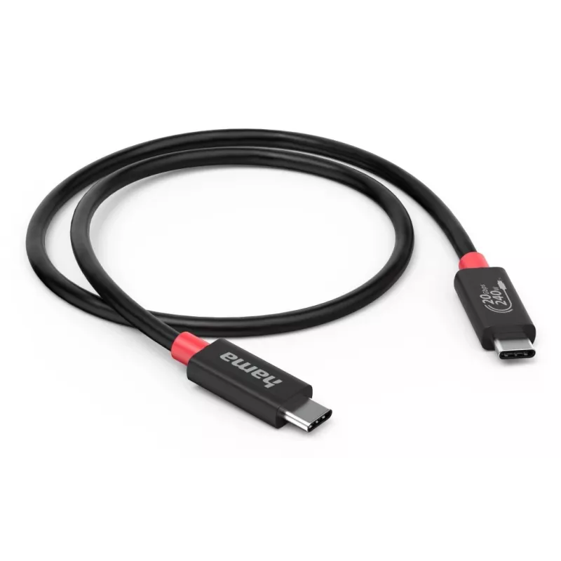 Hama 00200788 Kabel USB 1 m USB C Czarny