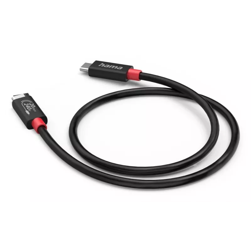 Hama 00200788 Kabel USB 1 m USB C Czarny