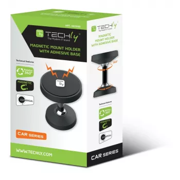 Uchwyt Techly I-SMART-UNI7 Uchwyt pasywny Telefon komórkowy/Smartfon Czarny