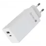 Techly IPW-PD100W-WH ładowarka do urządzeń mobilnych Powerbank, Smartfon, Tablet, Uniwersalna Biały AC Szybkie ładowanie Wewnętrzna