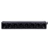 Lindy 73025 jednostka dystrybucji zasilania (PDU) 8 gniazd AC 1,5U Czarny