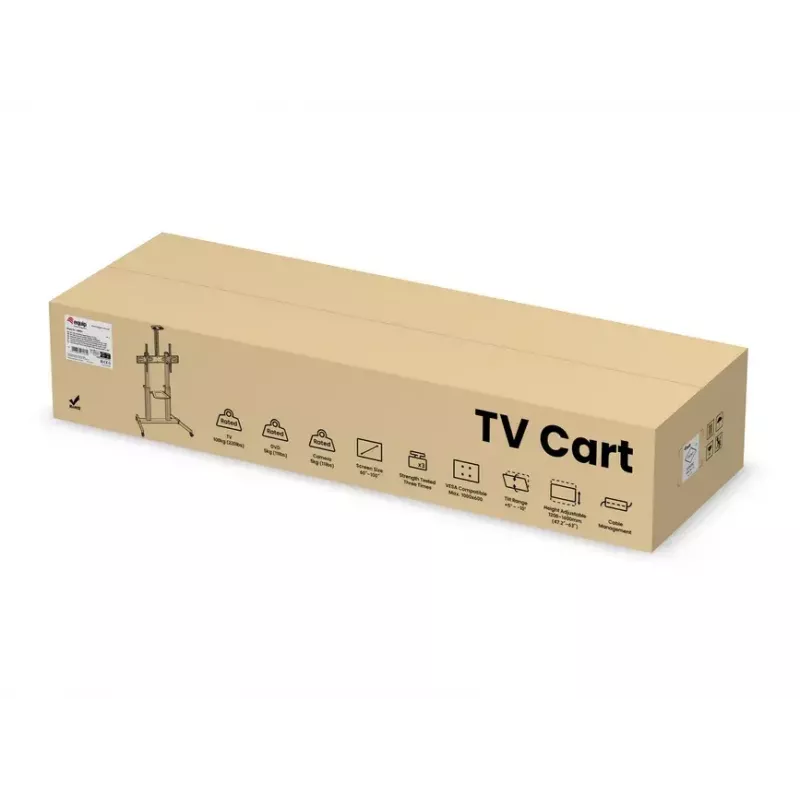 Wózek pod telewizor Equip Eco do ultradużych wyświetlaczy 60–100 cali
