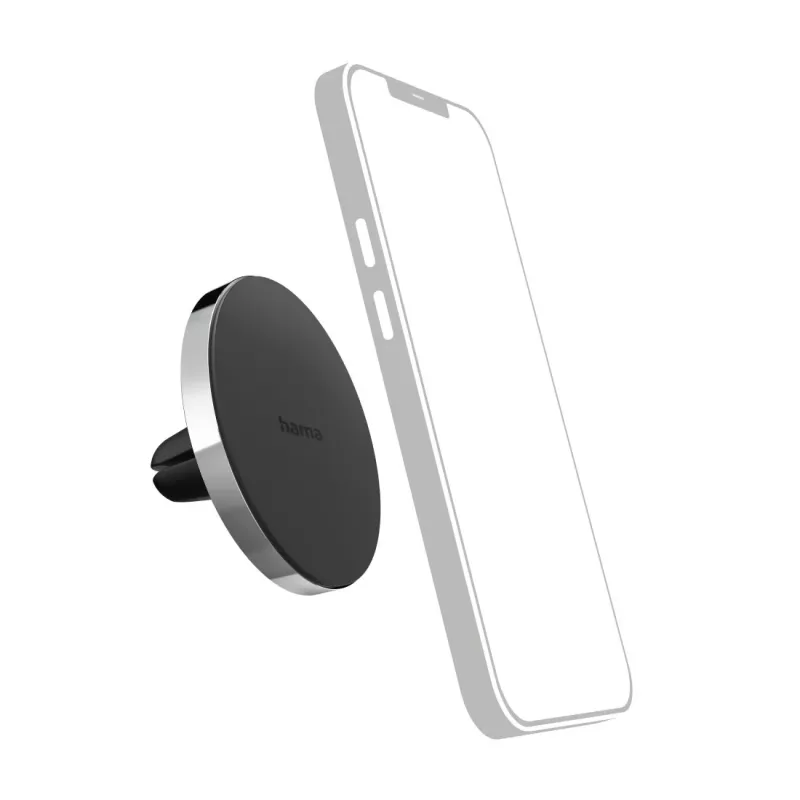 Hama 00210105 uchwyt Pasywny uchwyt Telefon komórkowy/Smartfon Czarny, Srebrny