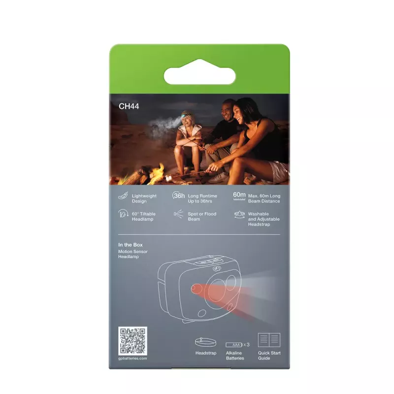 Lampa czołowa GP Lighting Discovery Teal LED 300 lm IPX4