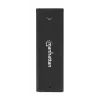 Obudowa Manhattan M.2 NVMe SSD, złącze żeńskie USB-C, 10 Gb/s (USB 3.2 Gen2, znane również jako USB 3.1), zgodność z UASP, SuperSpeed+ USB, aluminium, czarna, trzyletnia gwarancja