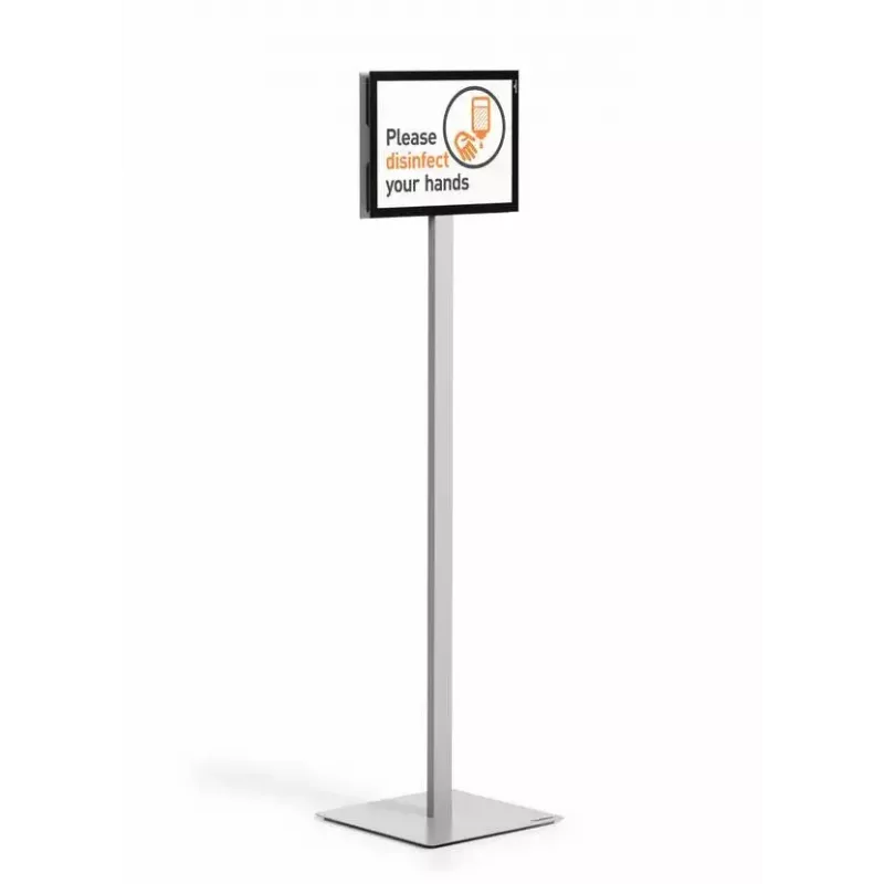 Stojak informacyjny Durable INFO STAND BASIC A4 Metal Plastik Szary