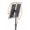 Stojak informacyjny Durable 479923 A3 Aluminium Plastik Stal Wysokość 1290 mm