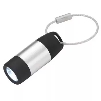 Latarka na klucze TROIKA ECO CHARGE Czarny Szary LED USB