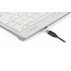 BakkerElkhuizen UltraBoard 950 V2 Wireless UK Qwerty, Tenkeyless (80 - 87%), Przewodowa i bezprzewodowa, USB + Bluetooth, Przełącznik nożycowy, QWERTY, Ciemnoszary, Jasnoszary