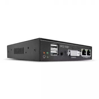 Lindy KVM over IP Access DVI-I, USB i PS/2, przewodowy, 1920 x 1200 pikseli, metal, CE, UKCA, FCC, CP65, DVI-I, 5 V