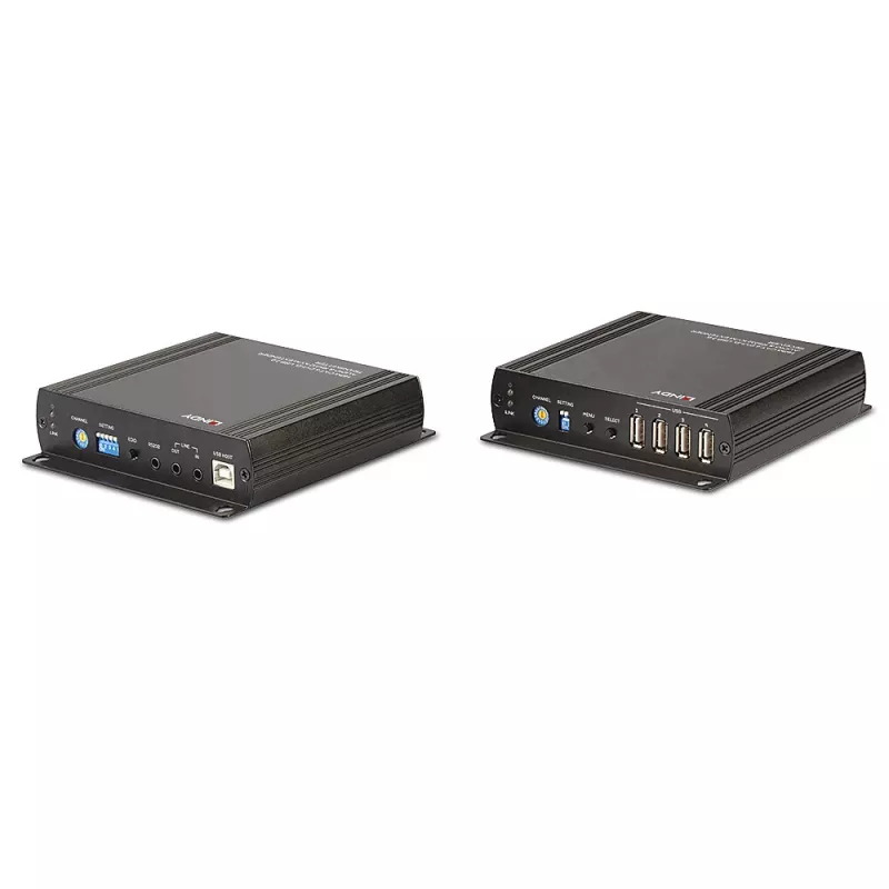 Lindy 140m Cat.6 DVI-D, USB, Audio i RS-232 KVM Extender