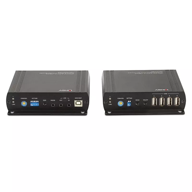 Lindy 140m Cat.6 DVI-D, USB, Audio i RS-232 KVM Extender