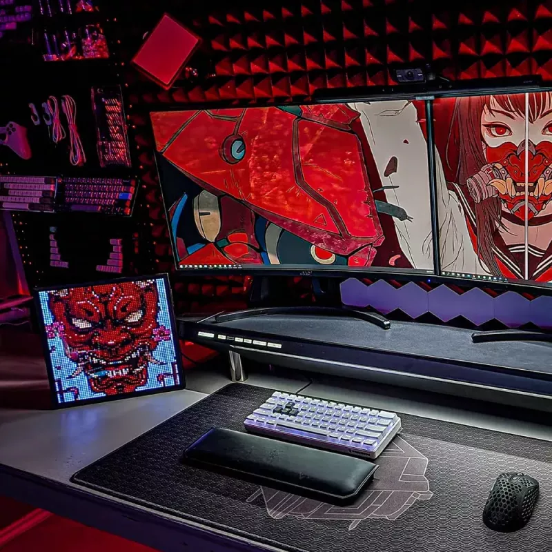 Cyfrowa ramka na zdjęcia Divoom Pixoo64 Czarny Wi-Fi 64x64 RGB LED