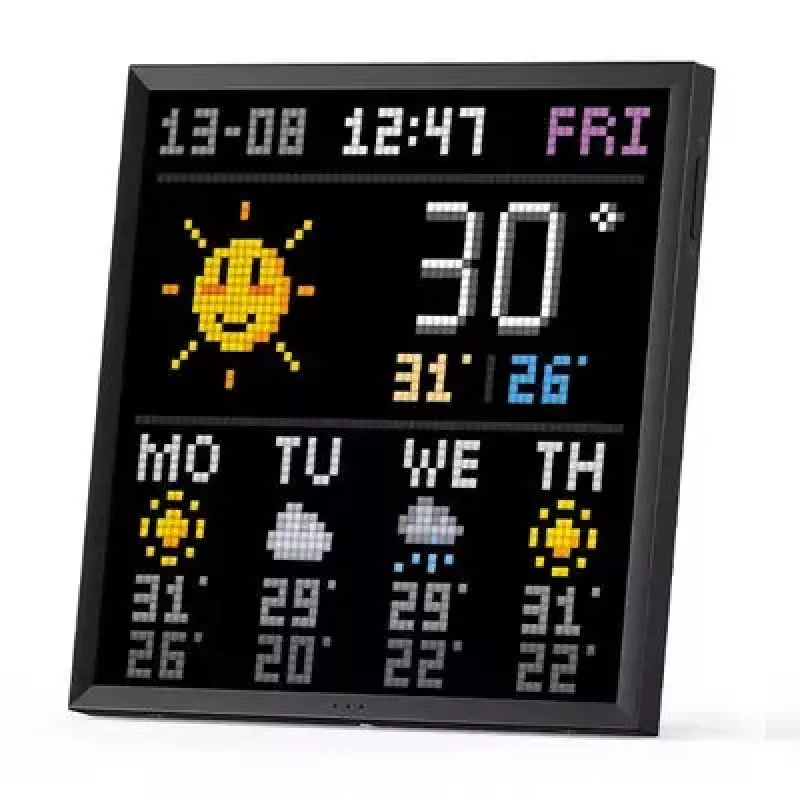 Cyfrowa ramka na zdjęcia Divoom Pixoo64 Czarny Wi-Fi 64x64 RGB LED